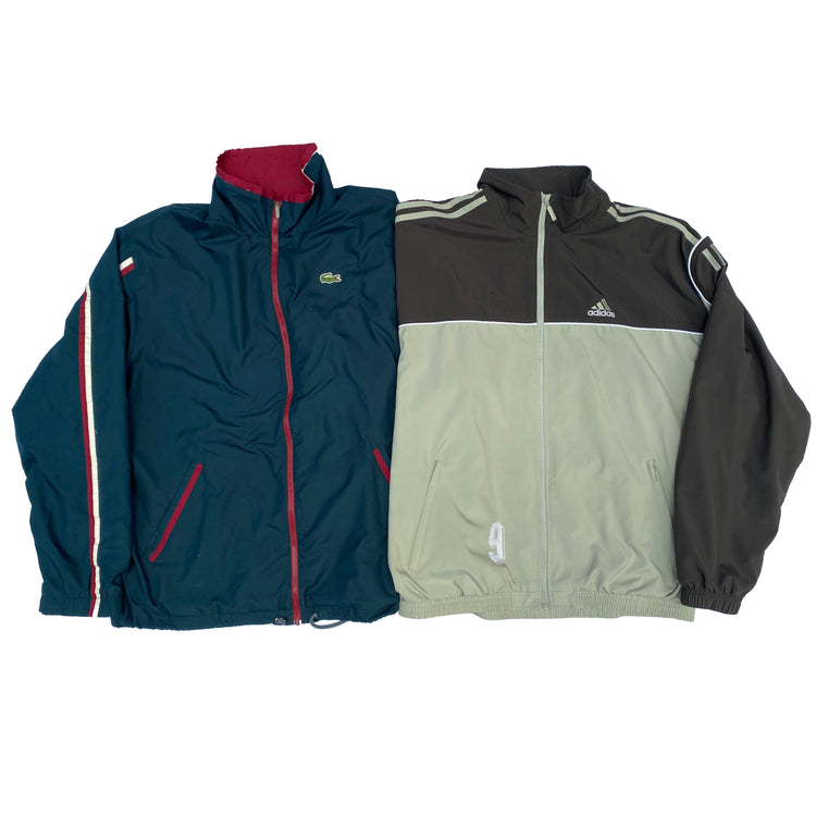 10KG Vintage Branded Shell Track Jackets 80's/90's