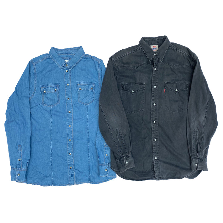 10KG Vintage Denim Shirts