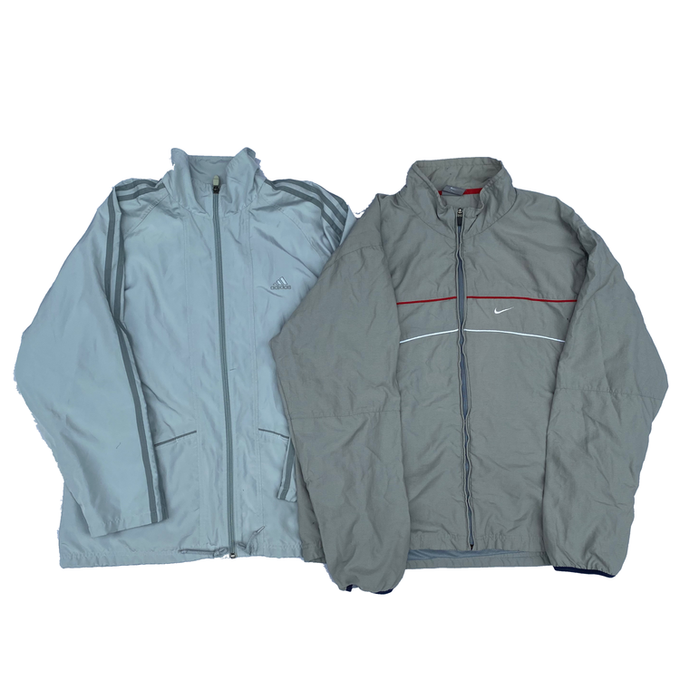 10KG Vintage Branded Shell Track Jackets 80's/90's