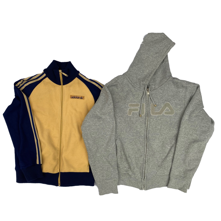 10KG Vintage Branded Zip-Up Sweatshirts