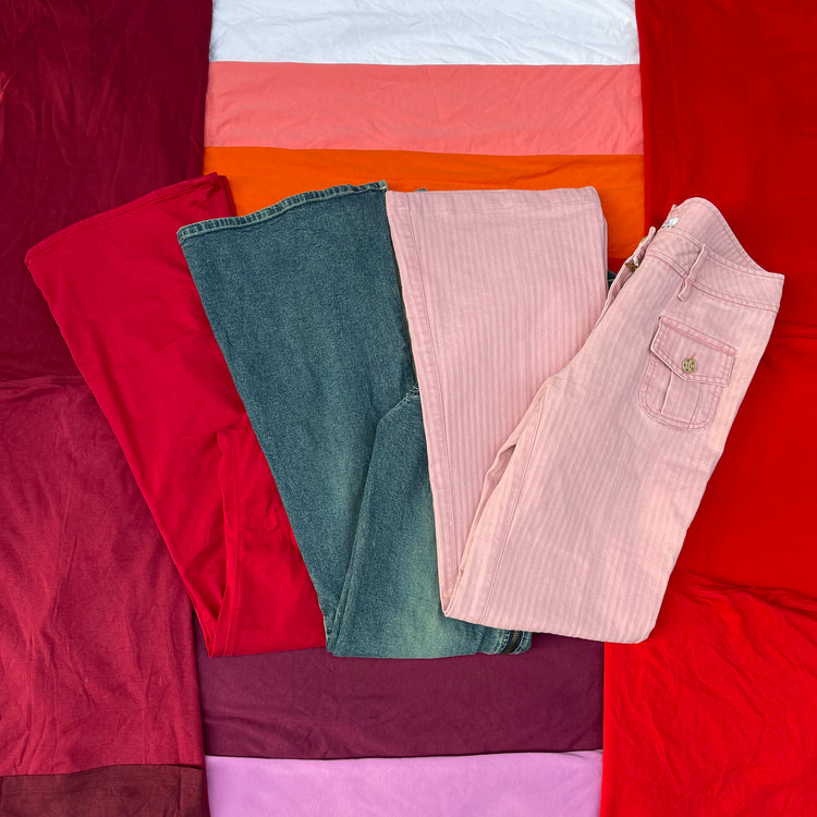 10KG Vintage Ladies Flare Jeans