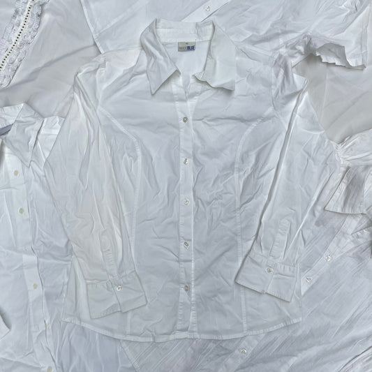 10KG Vintage White Blouses Mix
