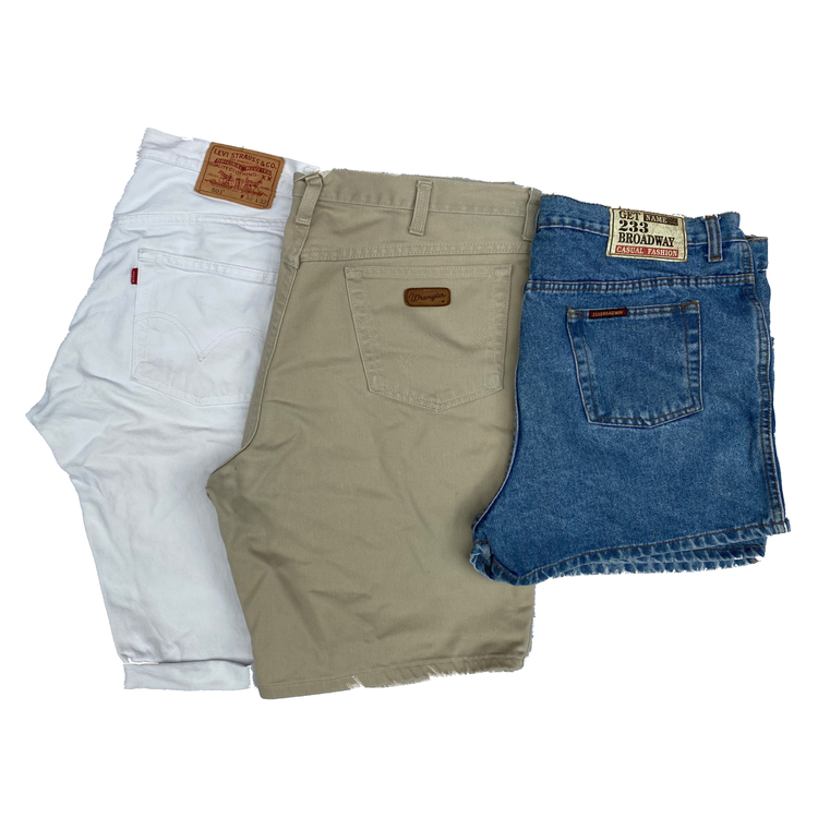 10KG Vintage Denim Shorts Mix