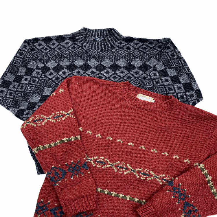 10KG Vintage Knitwear Tops Mix