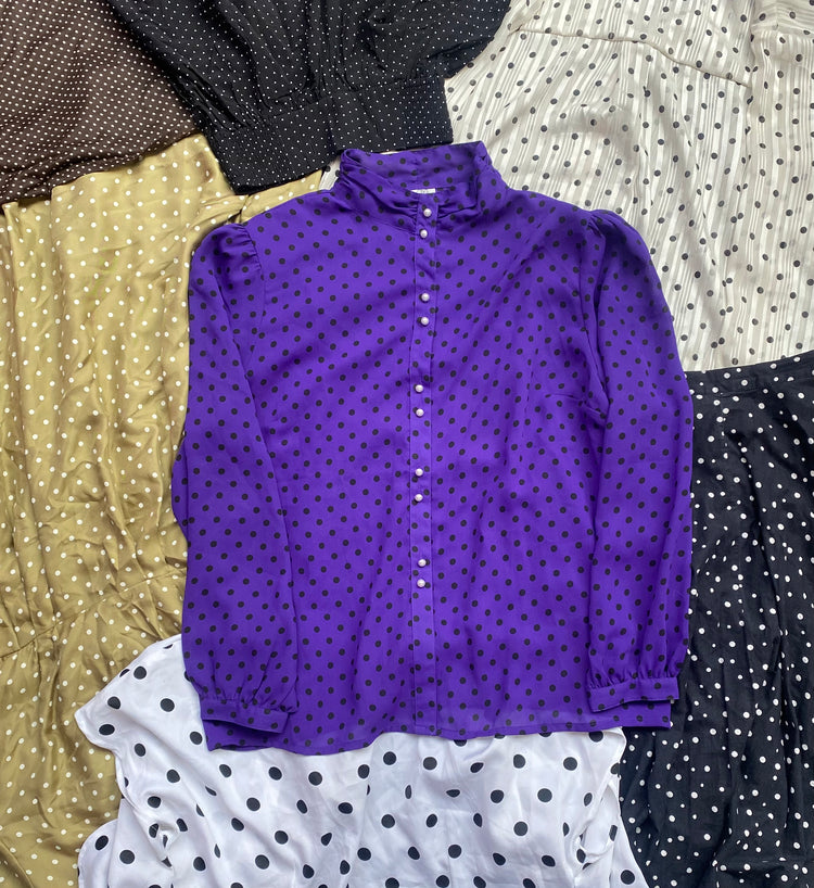 10KG Vintage Women's Polka Dot Mix