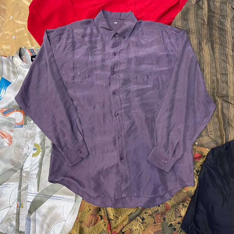 10KG Vintage Silk Shirts/Blouses Mix