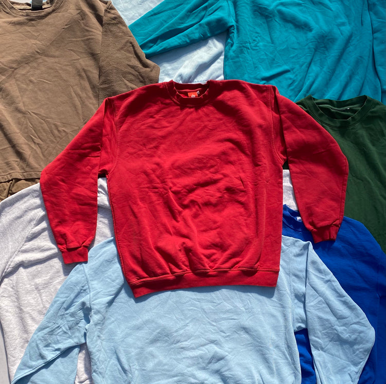 10KG Vintage Plain Sweatshirts