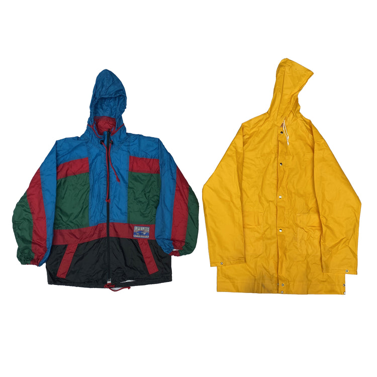 10KG Vintage Nylon Raincoats